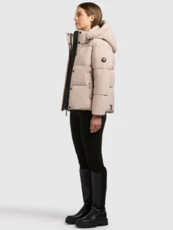 Jacke DEVINA3 MATT ALMOND BEIGE