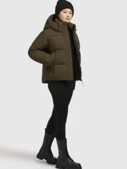 Jacke DEVINA MATT Dunkeloliv