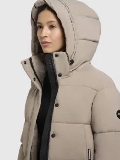 Jacke DEVINA MATT Graubeige