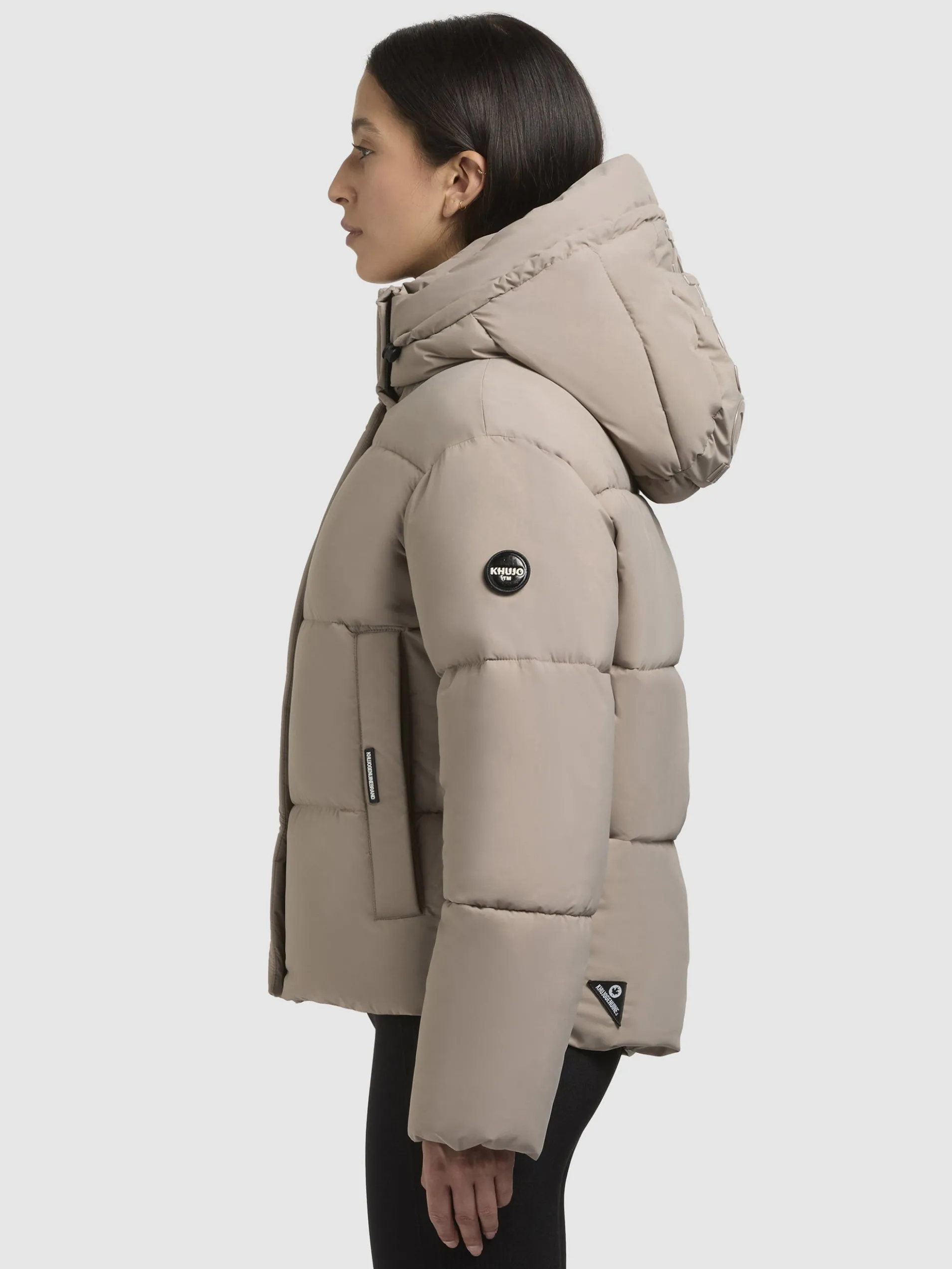 Jacke DEVINA MATT Graubeige