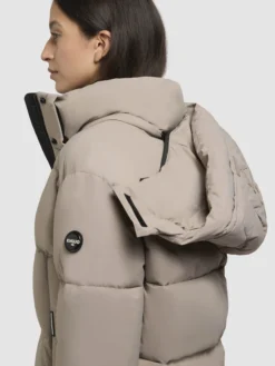 Jacke DEVINA MATT Graubeige