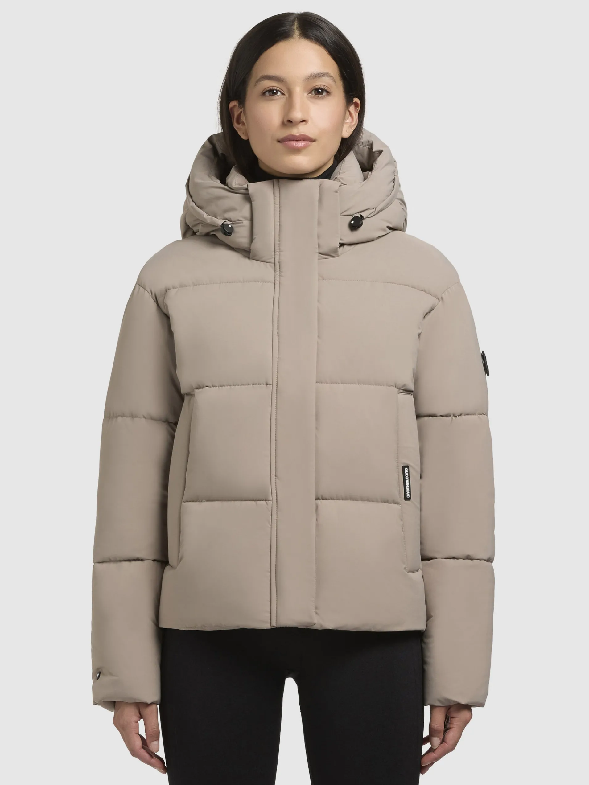 Jacke DEVINA MATT Graubeige