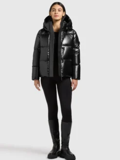 Jacke DEVINA3 SHINY BLACK