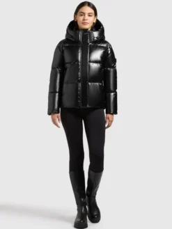 Jacke DEVINA3 SHINY BLACK