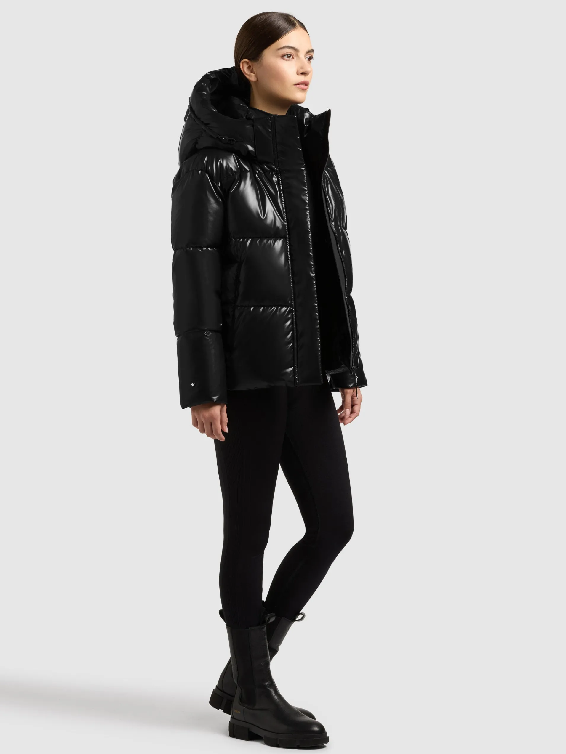 Jacke DEVINA2 SHINY BLACK