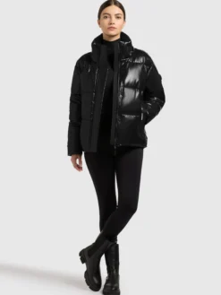 Jacke DEVINA2 SHINY BLACK