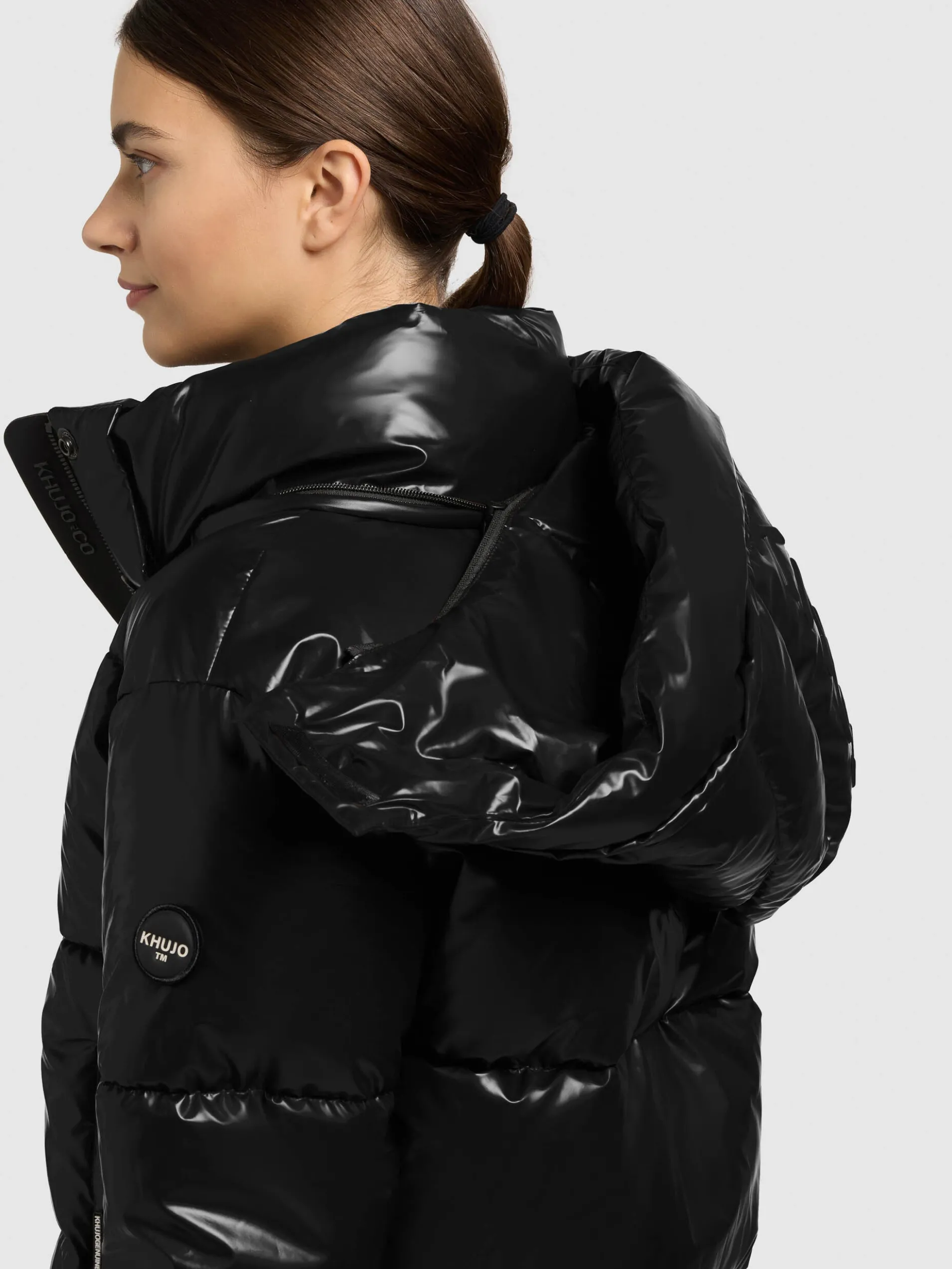 Jacke DEVINA2 SHINY BLACK