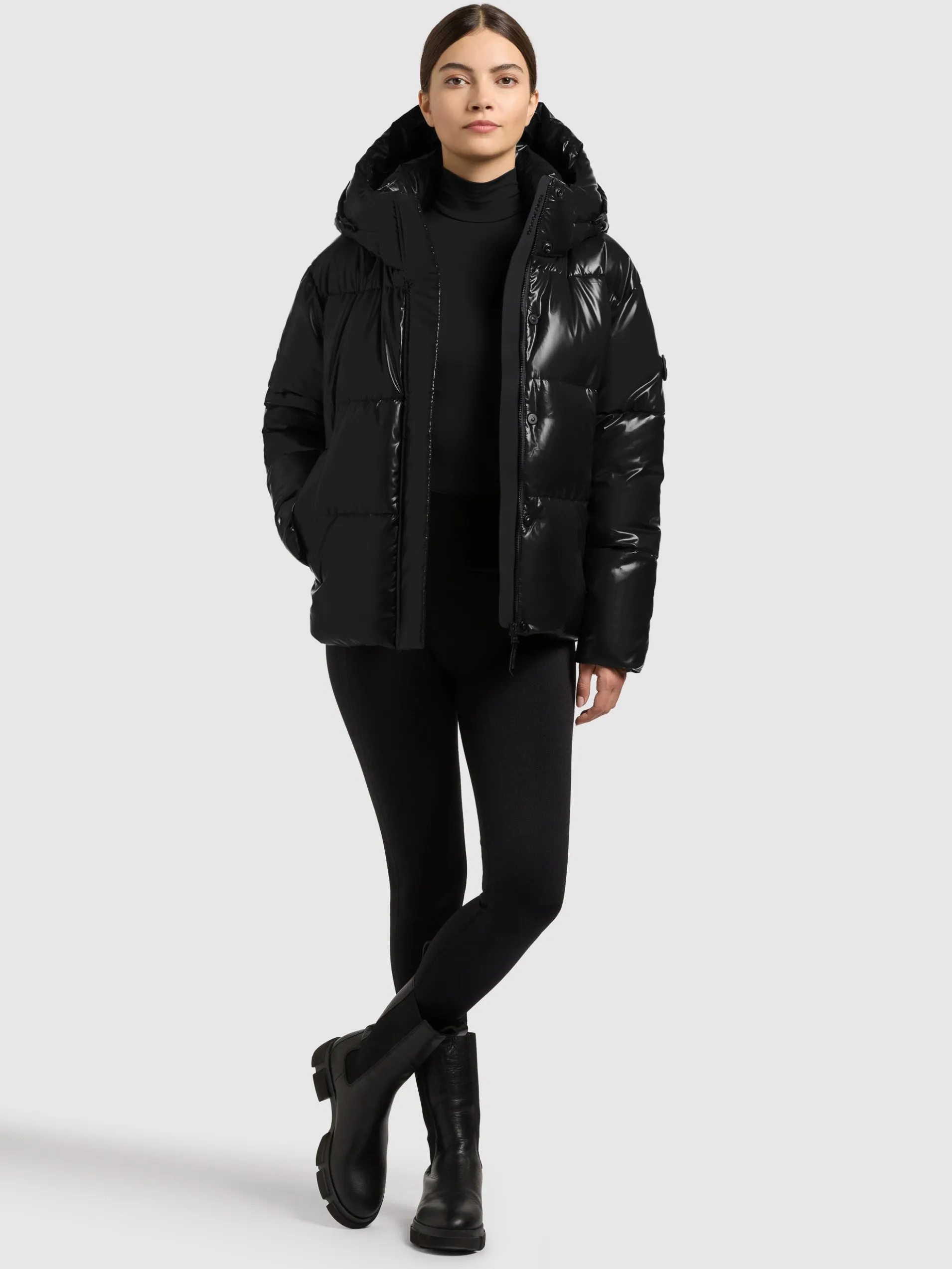 Jacke DEVINA2 SHINY BLACK