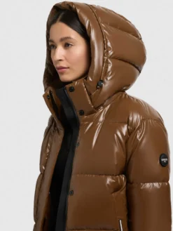Jacke DEVINA2 SHINY COPPER BROWN