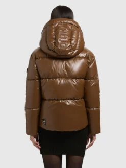 Jacke DEVINA2 SHINY COPPER BROWN