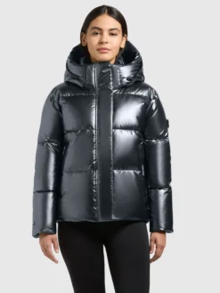 Jacke DEVINA3 SHINY DEEP STEEL BLUE