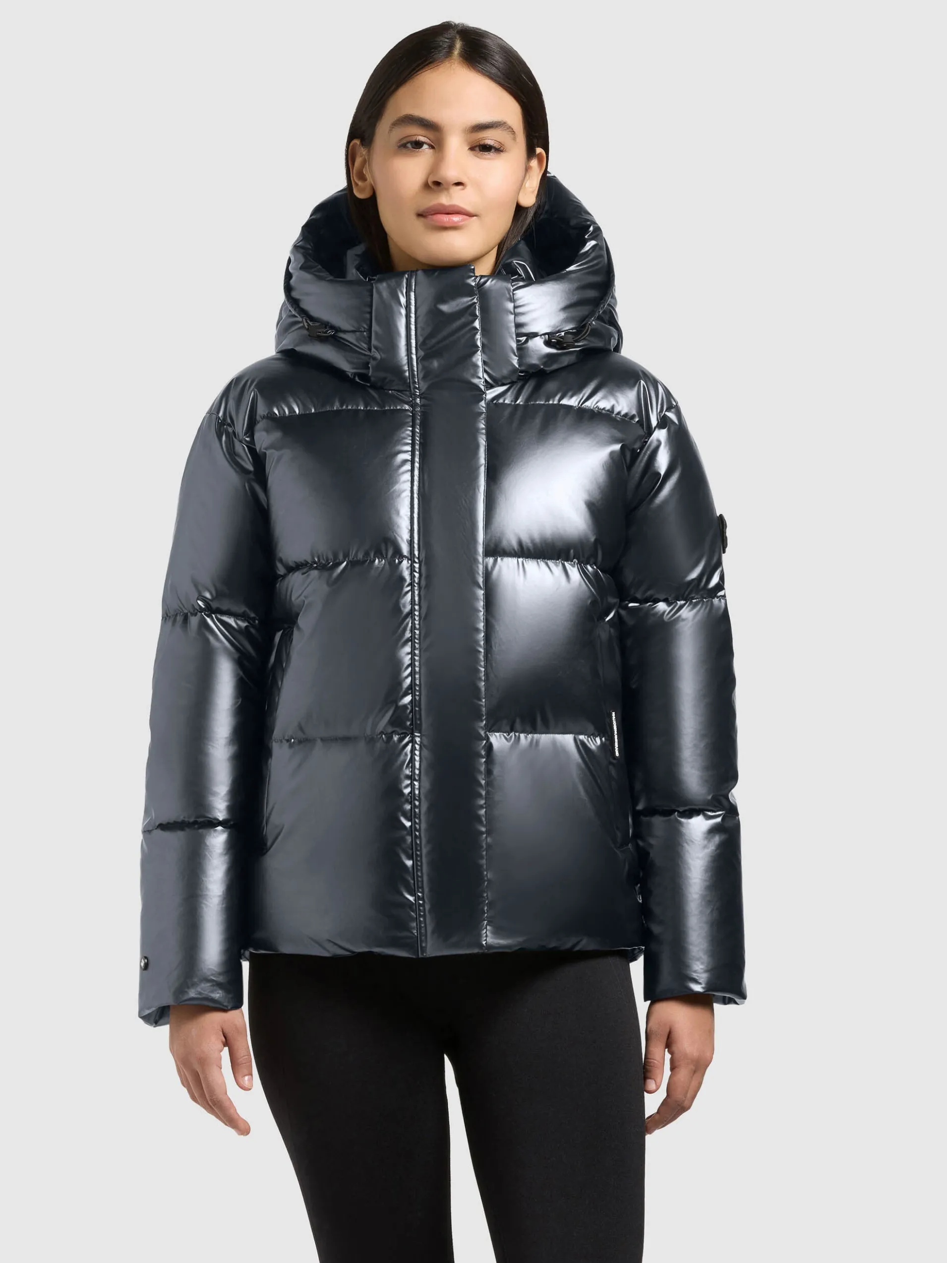 Jacke DEVINA3 SHINY DEEP STEEL BLUE