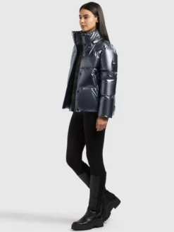 Jacke DEVINA3 SHINY DEEP STEEL BLUE