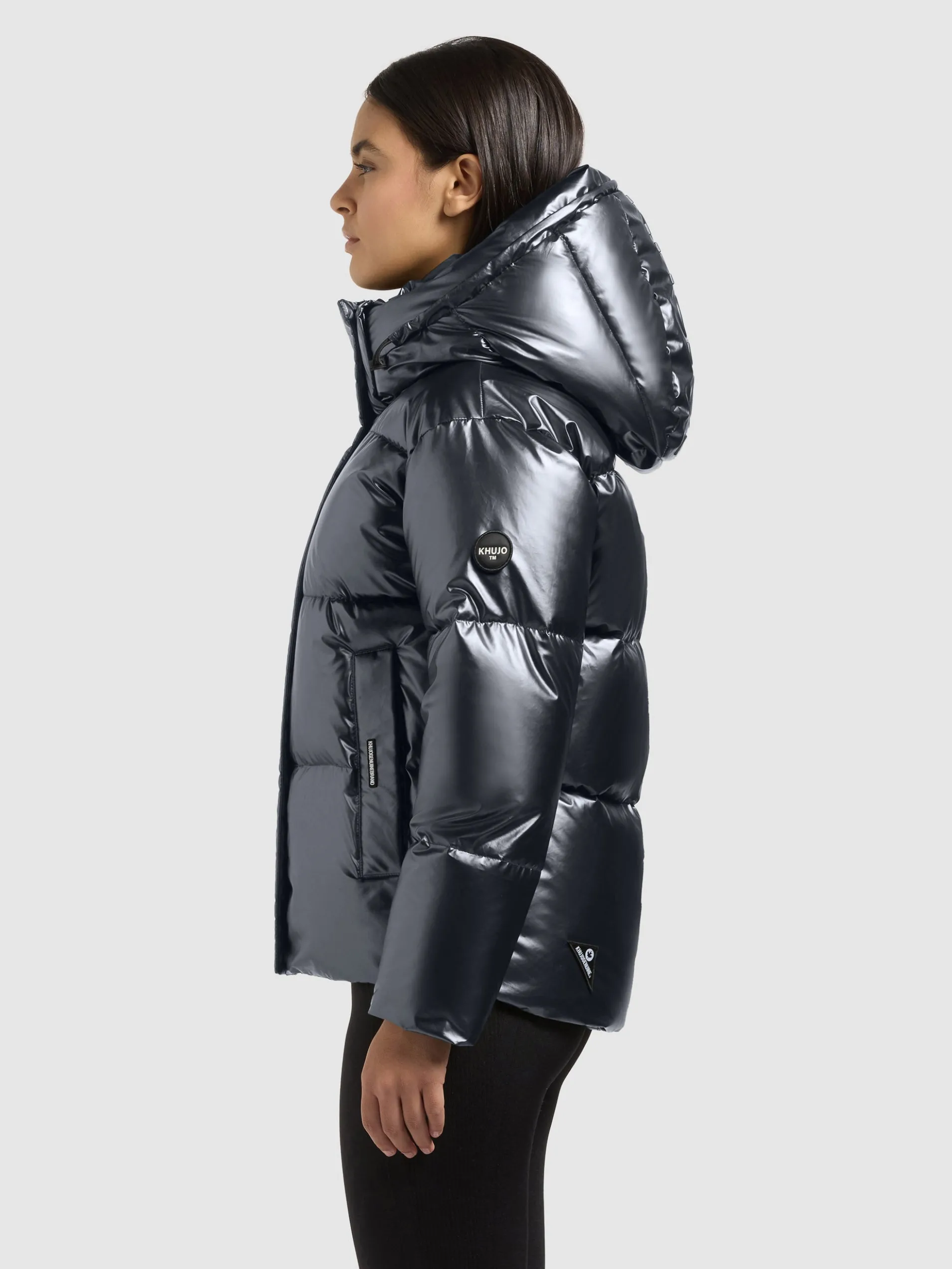 Jacke DEVINA3 SHINY DEEP STEEL BLUE