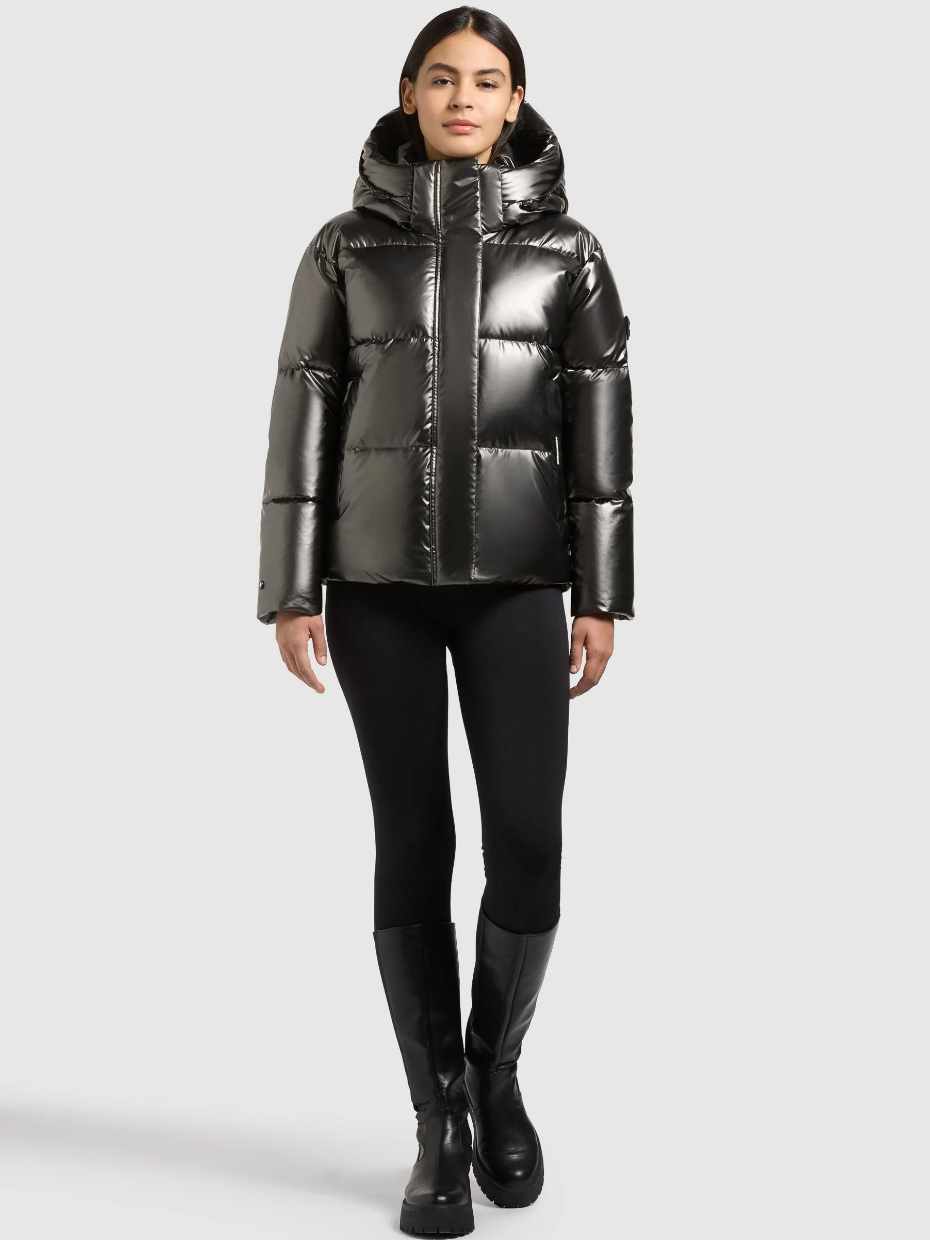 Jacke DEVINA3 SHINY DIAMOND GREY