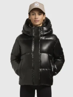 Jacke DEVINA SHINY Dunkelgrau