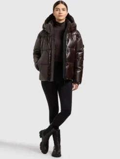 Jacke DEVINA2 SHINY MOODY PLUM