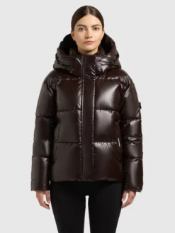 Jacke DEVINA2 SHINY MOODY PLUM