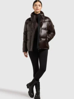 Jacke DEVINA2 SHINY MOODY PLUM