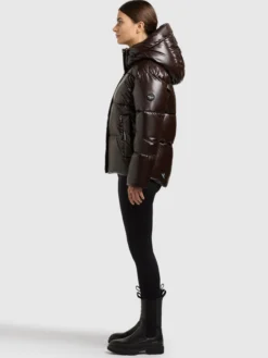 Jacke DEVINA2 SHINY MOODY PLUM