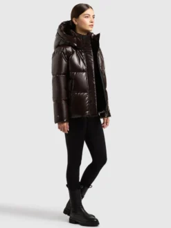 Jacke DEVINA2 SHINY MOODY PLUM