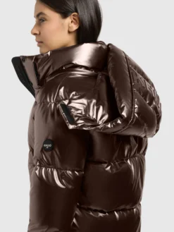 Jacke DEVINA3 SHINY MOODY PLUM