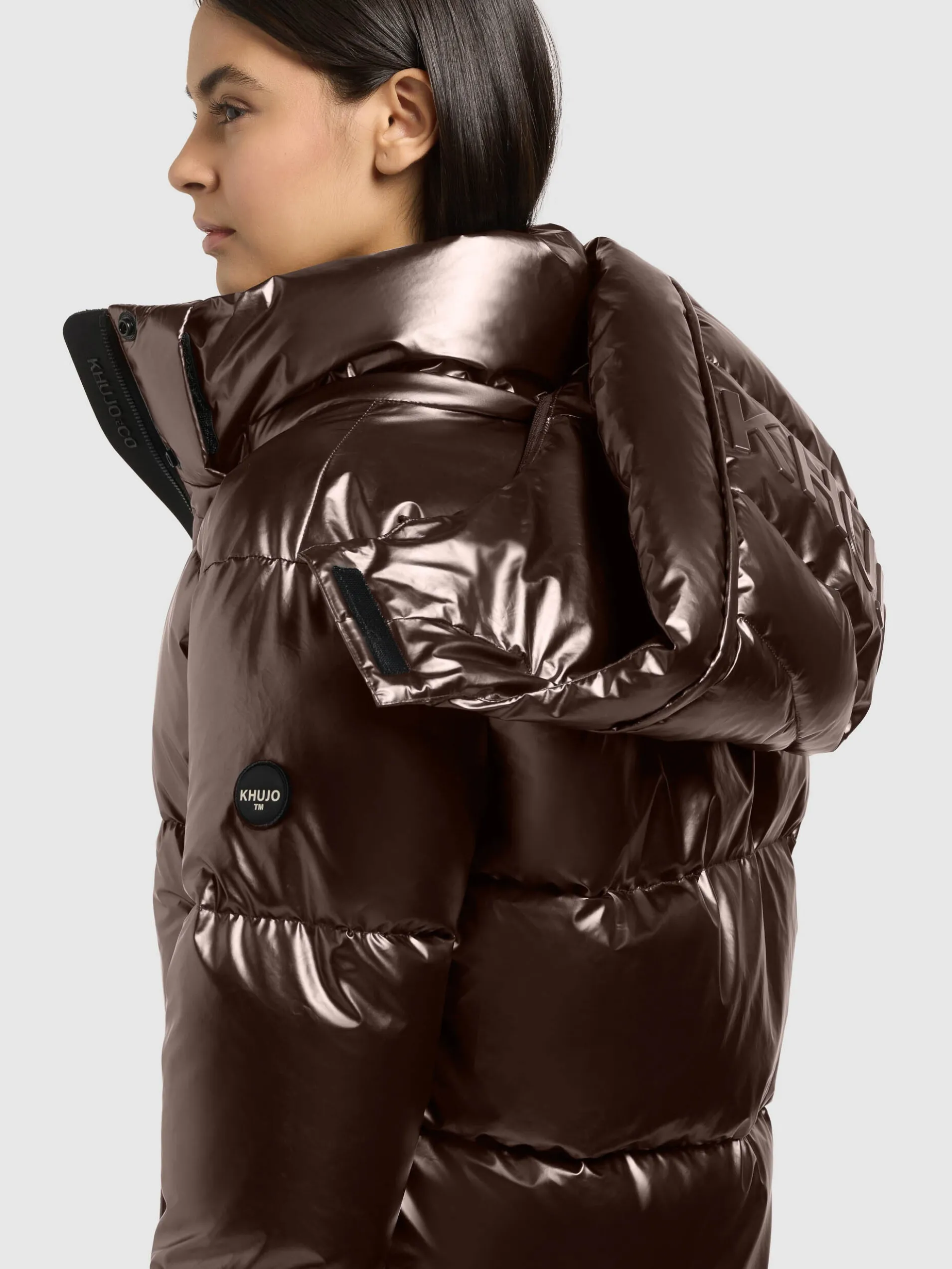 Jacke DEVINA3 SHINY MOODY PLUM