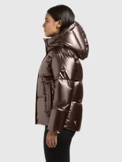 Jacke DEVINA3 SHINY MOODY PLUM