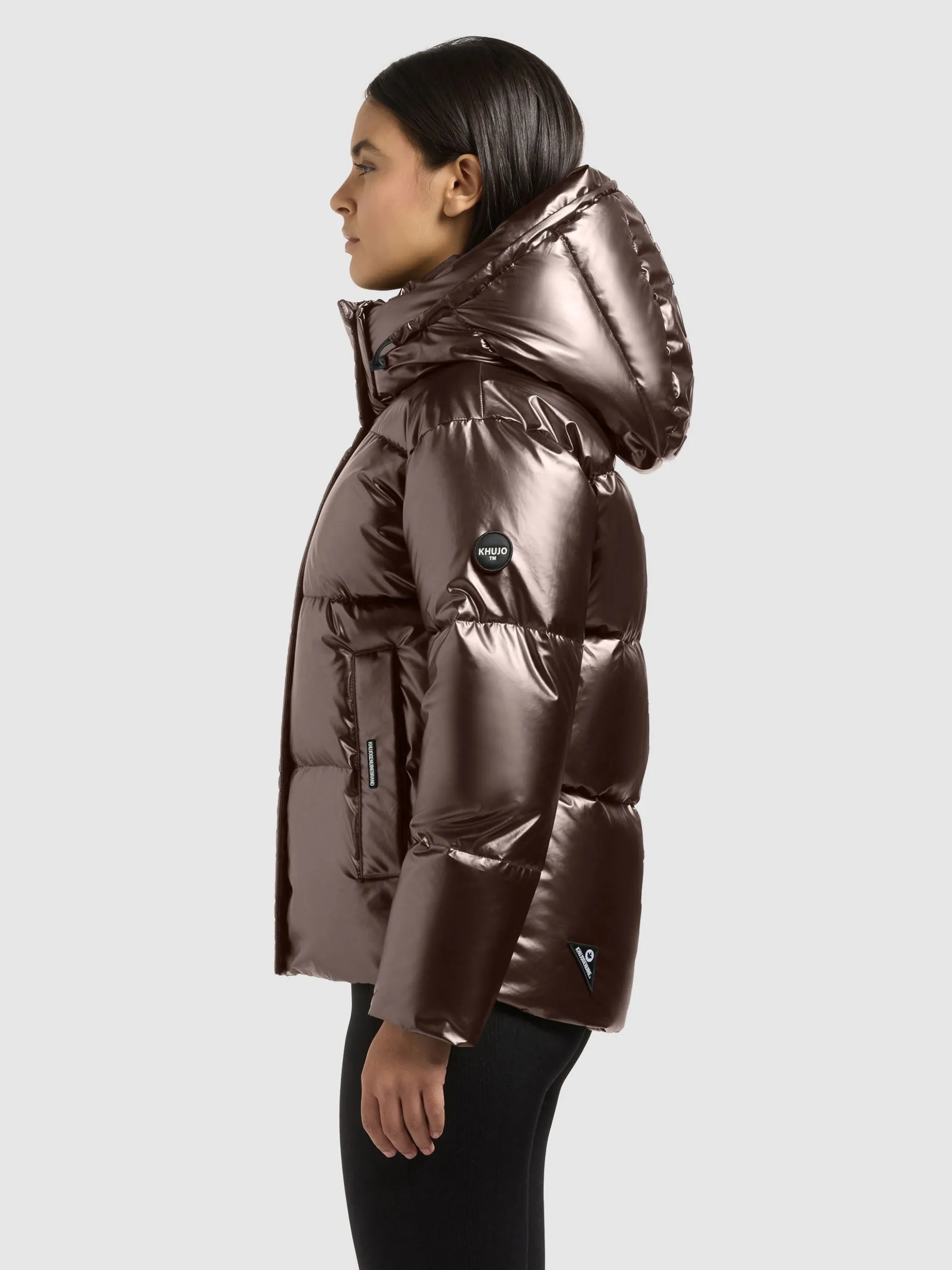 Jacke DEVINA3 SHINY MOODY PLUM