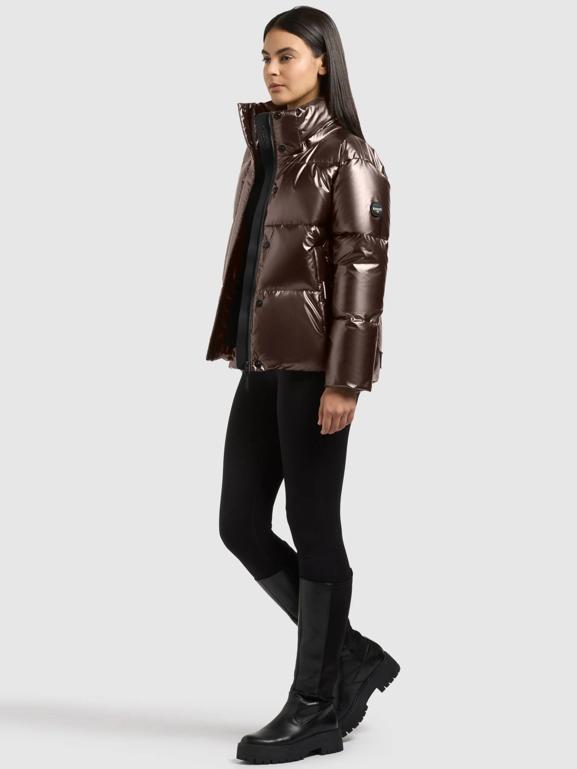 Jacke DEVINA3 SHINY MOODY PLUM