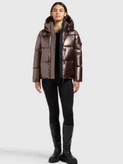 Jacke DEVINA3 SHINY MOODY PLUM