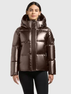 Jacke DEVINA3 SHINY MOODY PLUM
