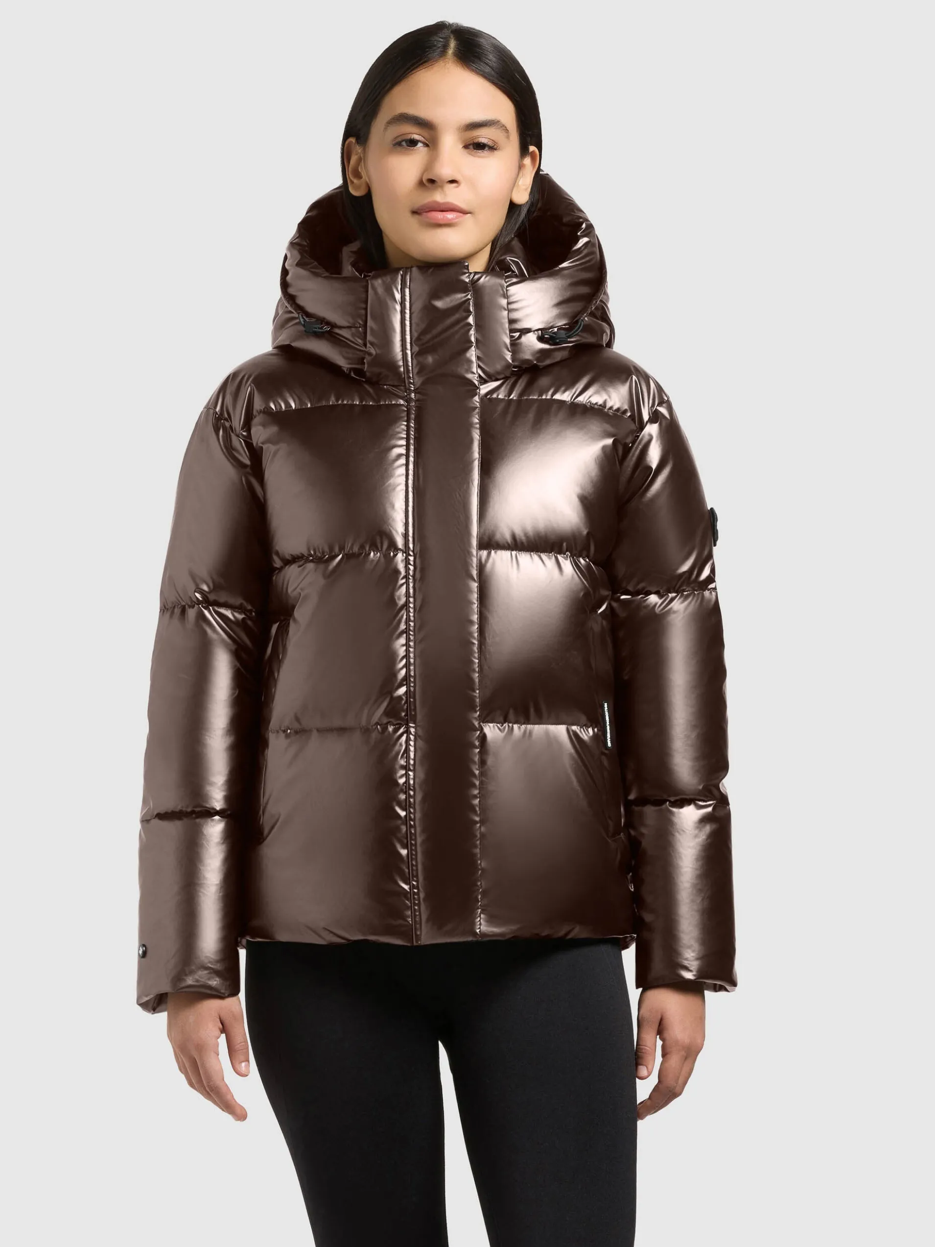 Jacke DEVINA3 SHINY MOODY PLUM