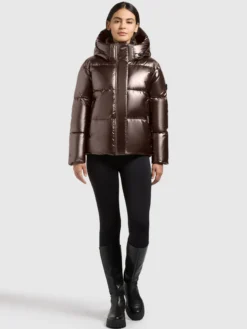 Jacke DEVINA3 SHINY MOODY PLUM