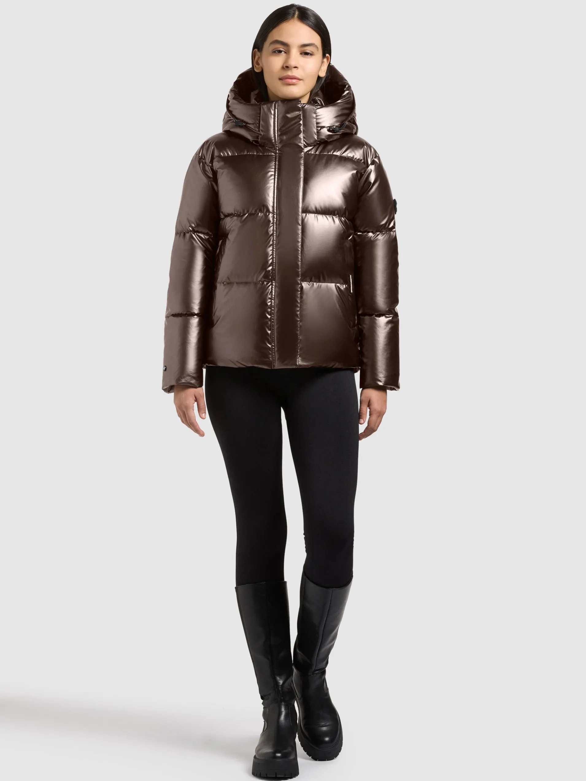 Jacke DEVINA3 SHINY MOODY PLUM