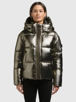 Jacke DEVINA2 SHINY MUD BROWN