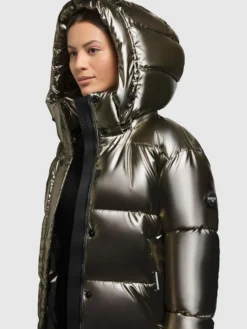 Jacke DEVINA2 SHINY MUD BROWN