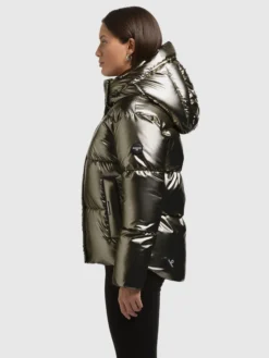 Jacke DEVINA2 SHINY MUD BROWN