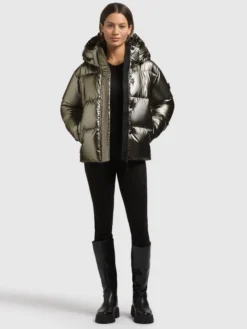 Jacke DEVINA2 SHINY MUD BROWN