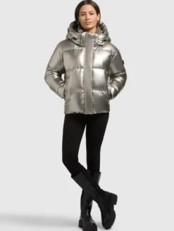 Jacke DEVINA2 SHINY ROYAL SILVER