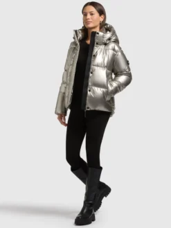 Jacke DEVINA2 SHINY ROYAL SILVER