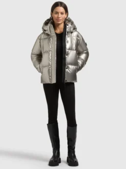 Jacke DEVINA2 SHINY ROYAL SILVER
