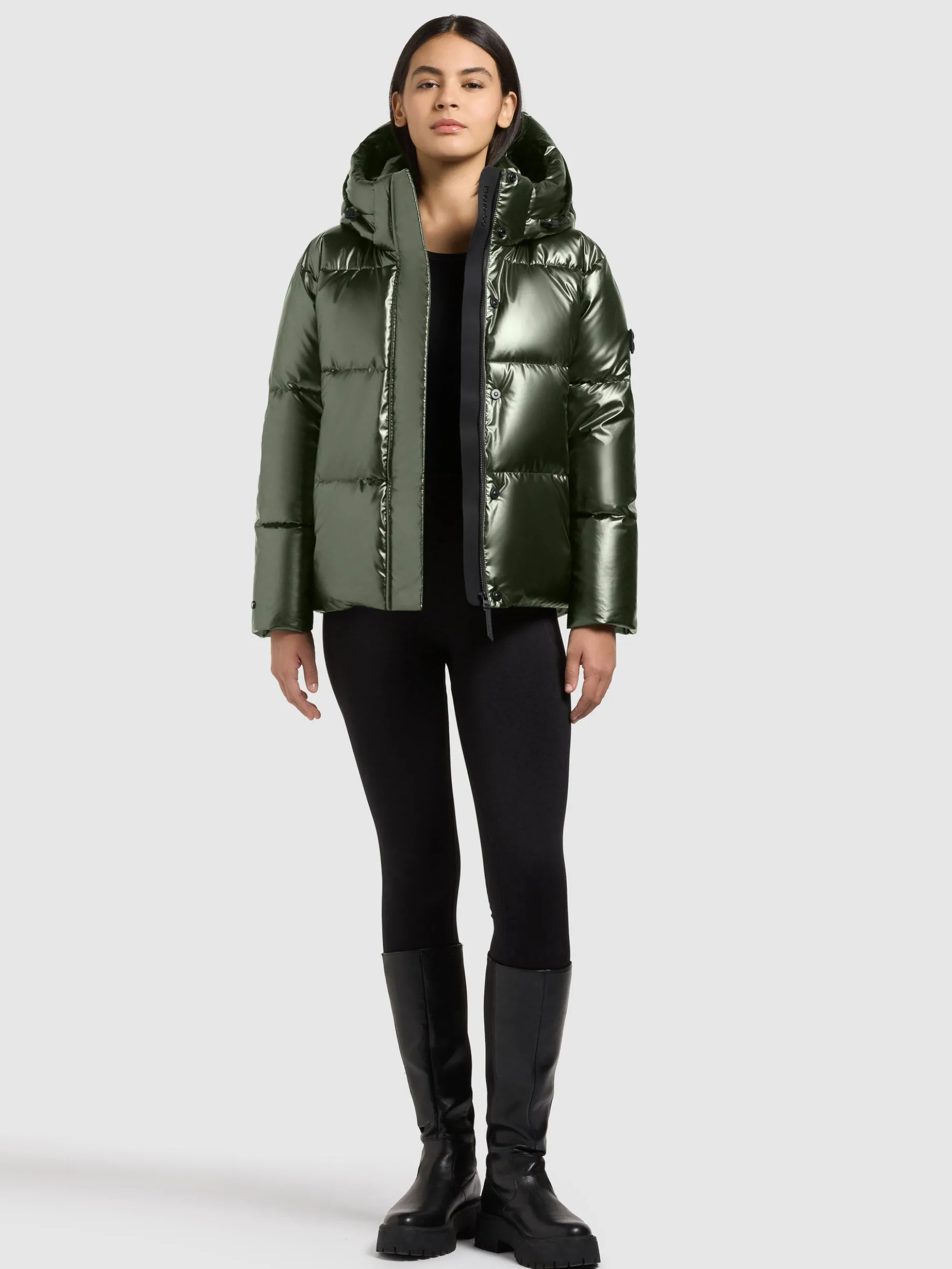 Jacke DEVINA3 SHINY SHIMMERING GREEN