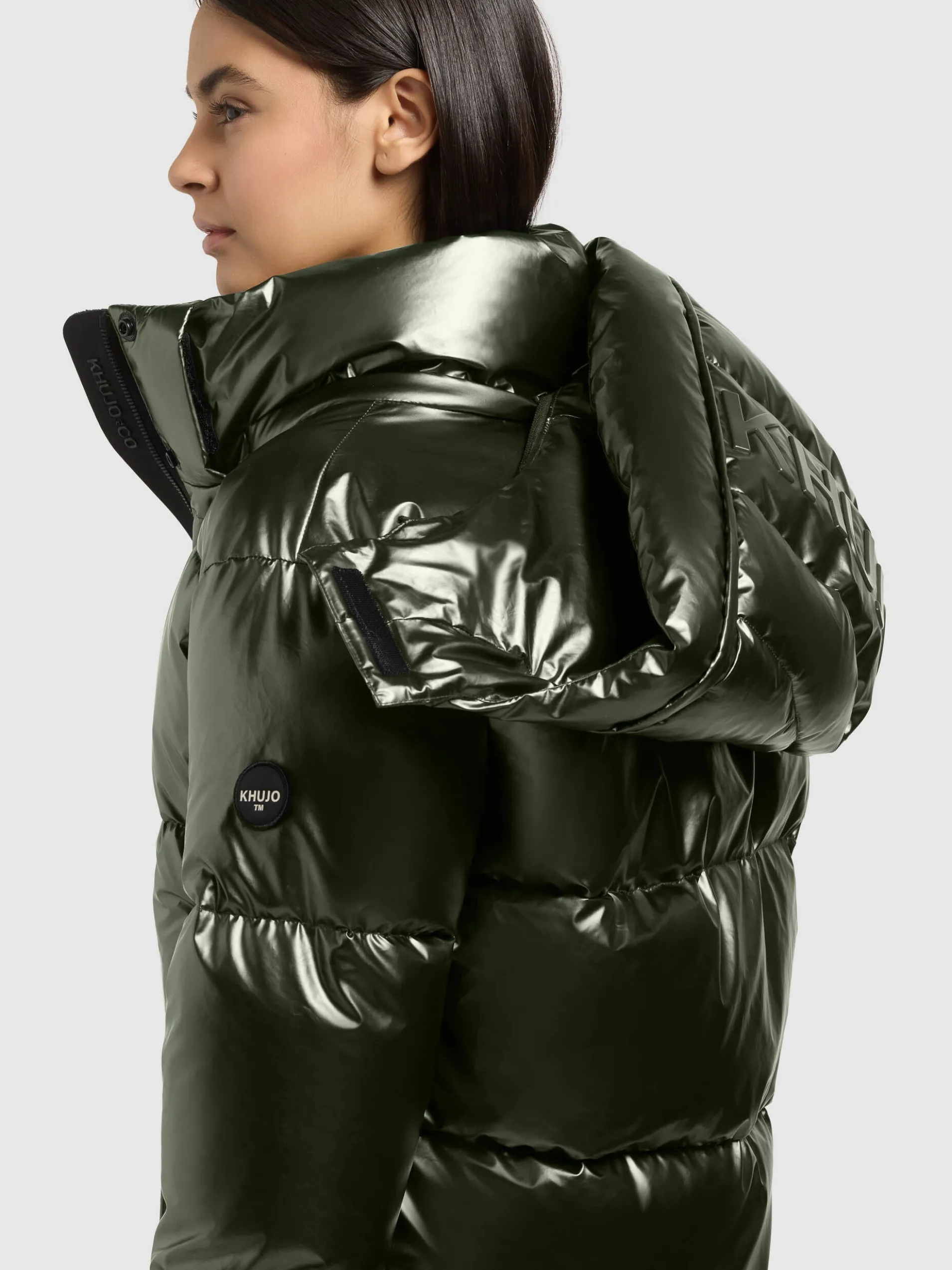 Jacke DEVINA3 SHINY SHIMMERING GREEN