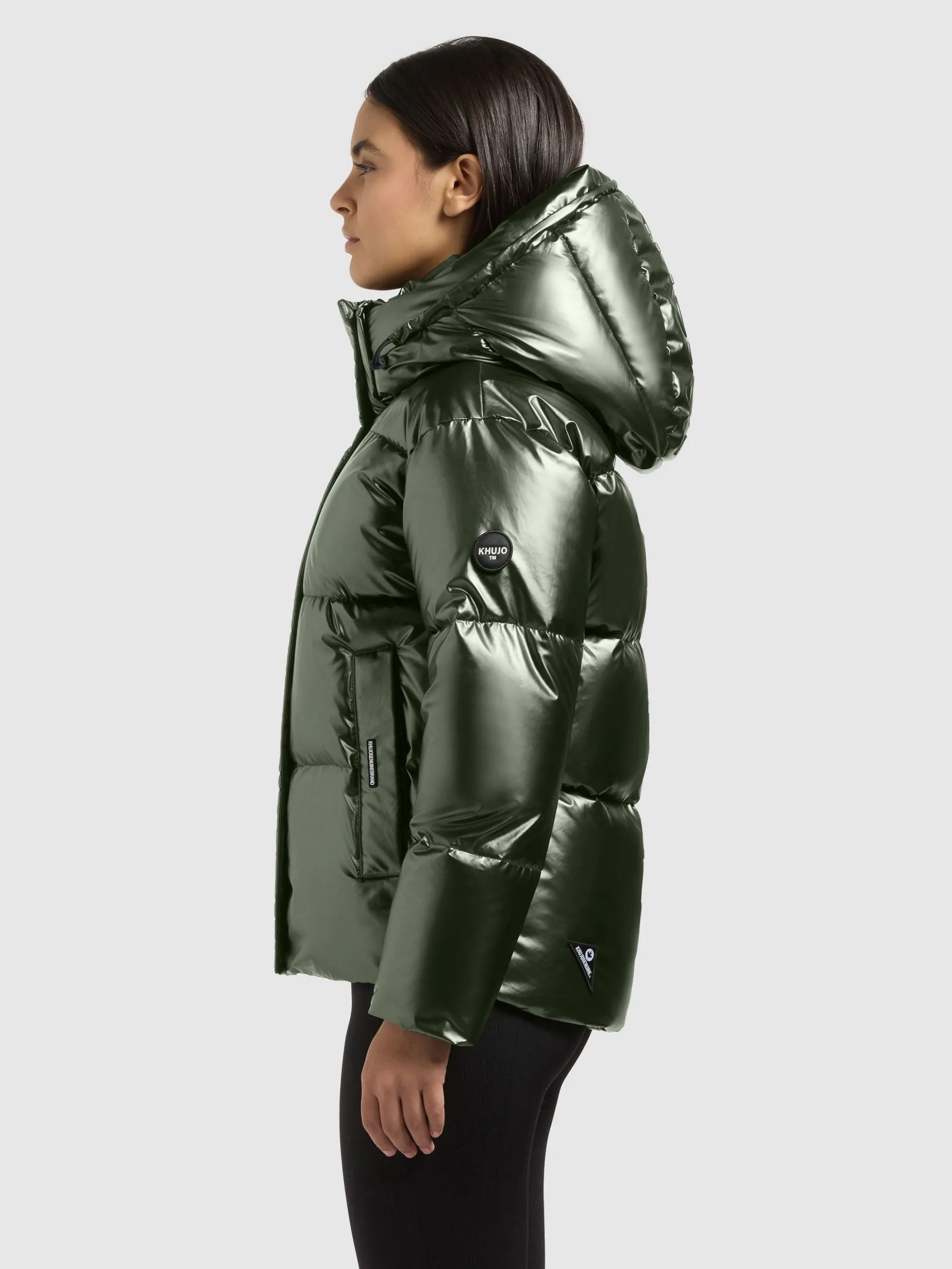 Jacke DEVINA3 SHINY SHIMMERING GREEN