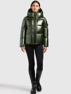 Jacke DEVINA3 SHINY SHIMMERING GREEN