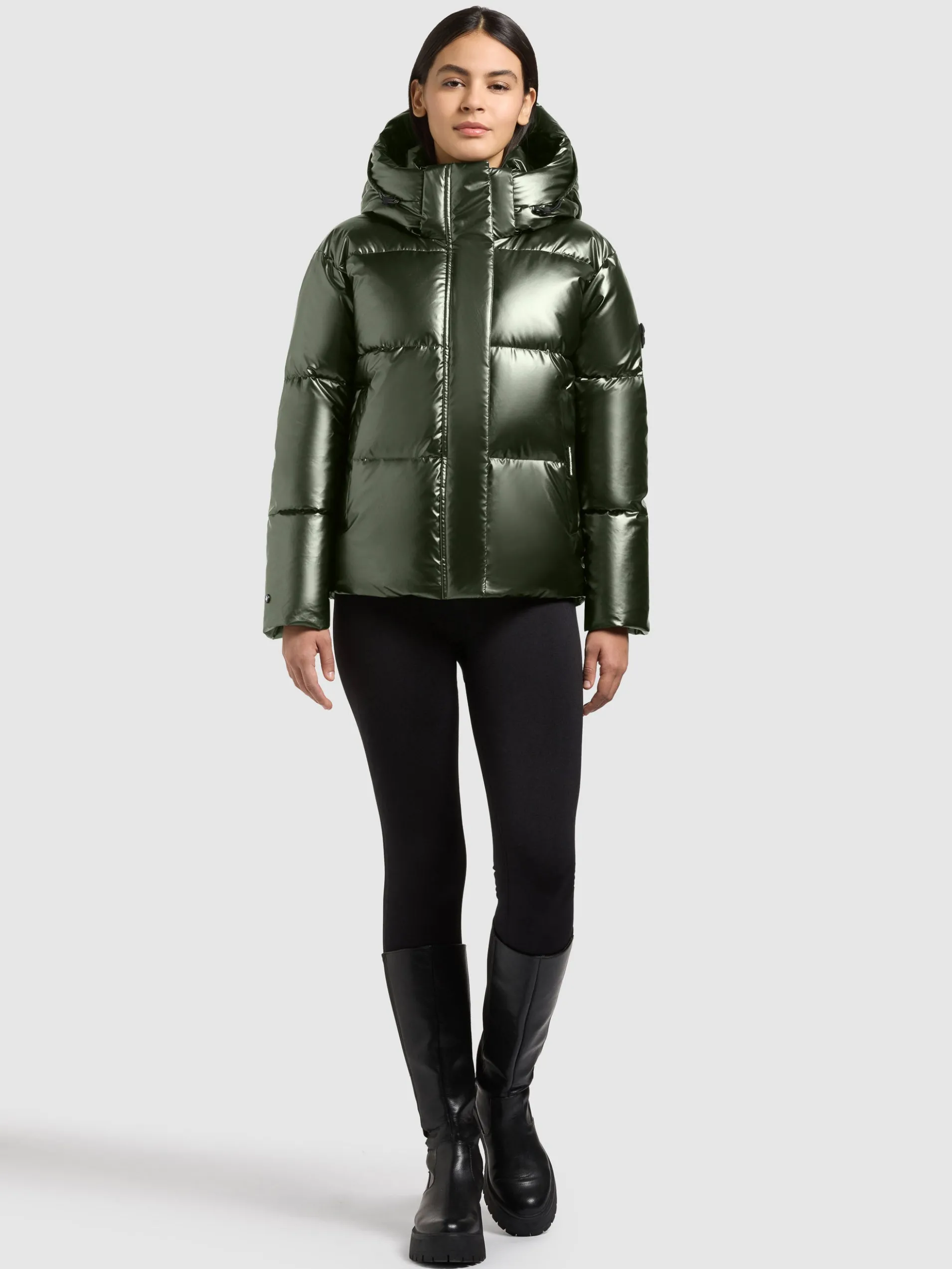 Jacke DEVINA3 SHINY SHIMMERING GREEN