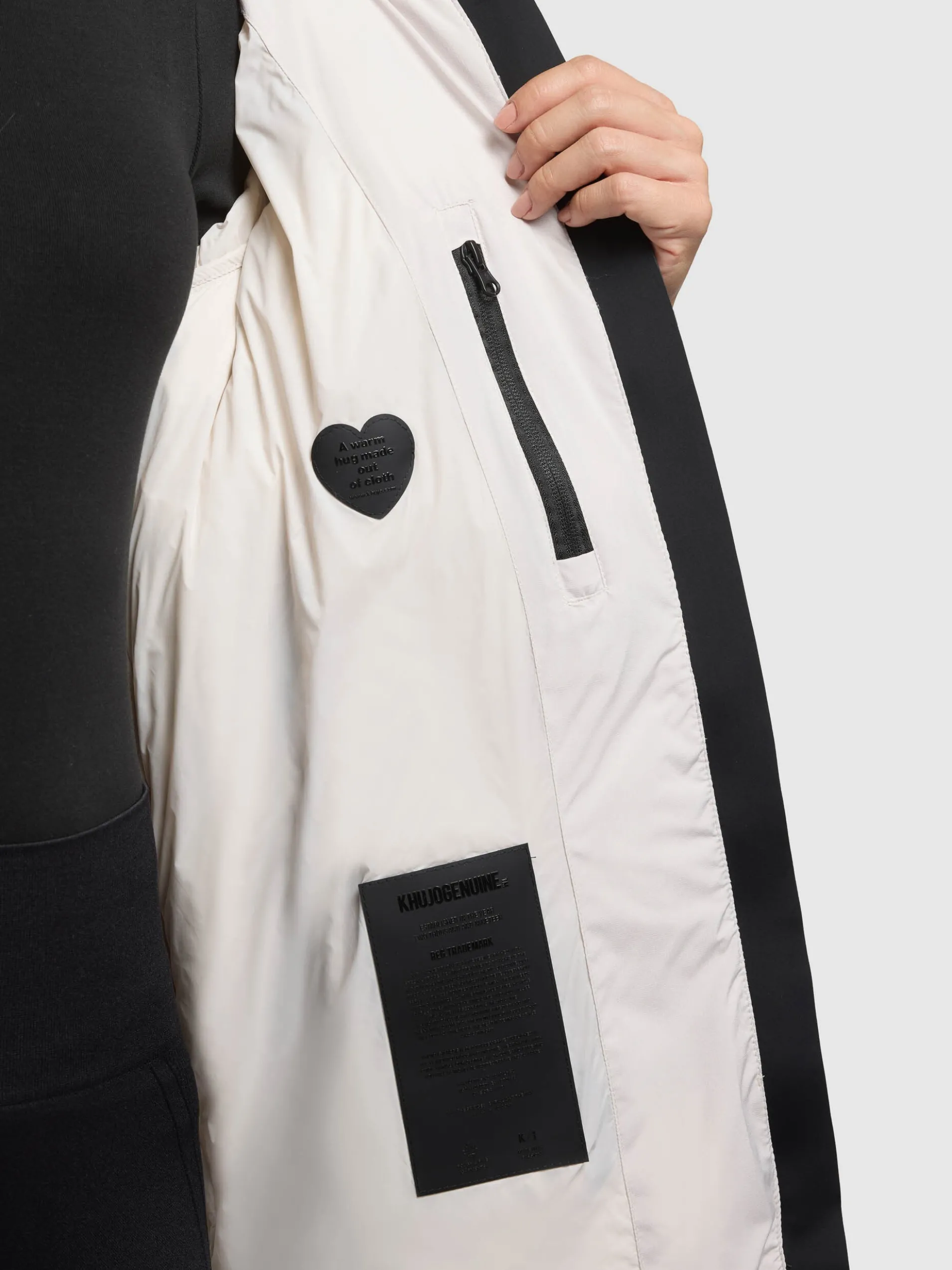Jacke DROWN2 MATT DOVE WHITE