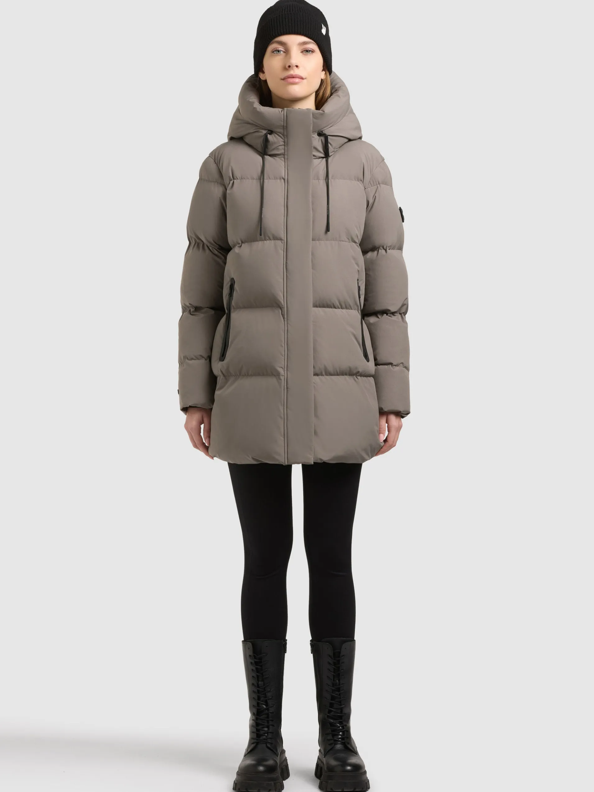 Jacke DROWN2 MATT TAUPE BROWN