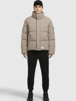 Jacke DUNGH MATT Graubeige